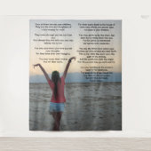 Kinder von Kahlil Gibran Wandteppich (Vorderseite)