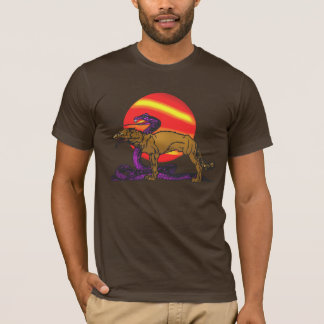 Kinder von Loki schlängeln sich, Wolf und T-Shirt