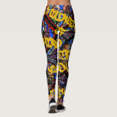 Kinder von Third Eye Vision - Stainedglass mit Log Leggings (Rückseite)