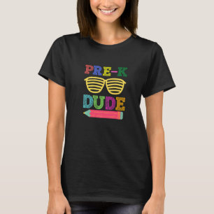 Kinder vor dem K-Typ erster Tag der Vorschule zurü T-Shirt
