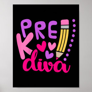 Kinder vor der Diva Poster
