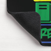 Kinder vor K-3 - 100 Schultagen Mousepad (Ecke)