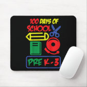 Kinder vor K-3 - 100 Schultagen Mousepad (Mit Mouse)