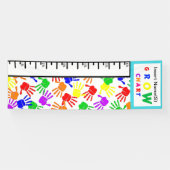 Kinder wachsen Diagramm Banner (Horizontal)