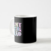 Kinder wachsen in meinem Testzeitlehrer Kaffeetasse (Vorderseite Links)