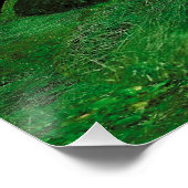 Kinder Waldfee Pilz Wald Kunst Poster (Ecke)