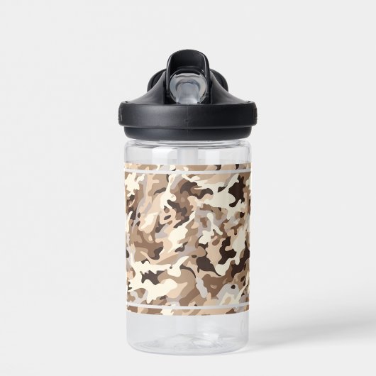 Kinder Wasser Flasche Camouflage drucken (Vorne)