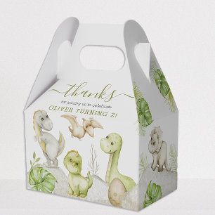 Kinder-Wasserfarben-Dinosaurier-Geburtstagsfeier Geschenkschachtel