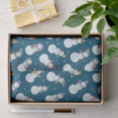 Kinder Weihnachten Niedlicher Schneemann in Hats B Seidenpapier (Geschenk)