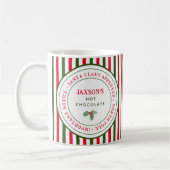 Kinder Weihnachten - Nordpol heiße Schokolade Weih Kaffeetasse (Links)