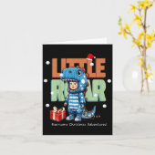 Kinder Weihnachten Roar Dinosaurier Kinder Jungs W Karte (Gelbe Blume)