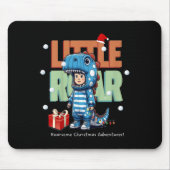 Kinder Weihnachten Roar Dinosaurier Kinder Jungs W Mousepad (Vorne)