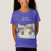 Kinder Weihnachten T-Shirt (Vorderseite)