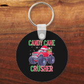 Kinder Weihnachts Candy Cane Crusher Xmas Monster Schlüsselanhänger (Vorderseite)