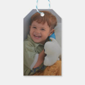 Kinder Weihnachts Dinosaurier Danke Karte Geschenkanhänger (Rückseite)