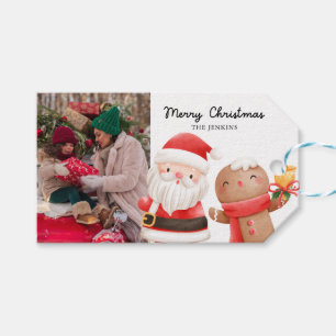 Kinder Weihnachts-Foto Gefallen Geschenkanhänger
