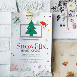 Kinder Weihnachts-Party Einladung