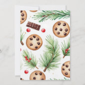 Kinder Weihnachtself Girl Auf Wiedersehen Letter C Einladung (Rückseite)