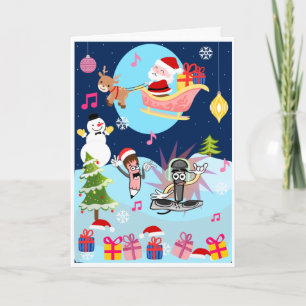 Kinder Weihnachtskarte Interaktive Karte