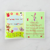 Kinder Weihnachtskarte Interaktive Karte (Innenseite)