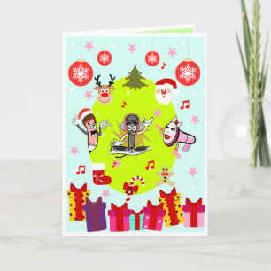 Kinder‑Weihnachtskarte – Interaktive Karte