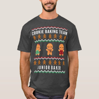 Kinder Weihnachtskoch Backteam Junior Bäcker T-Shirt