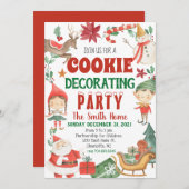 Kinder Weihnachtskochtöpfe dekorieren Party Einlad Einladung (Vorne/Hinten)