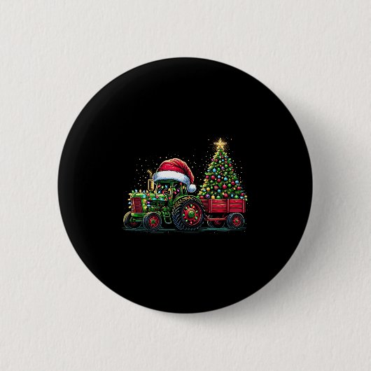 Kinder Weihnachtsmann Weihnachtsmann Button (Vorderseite)