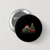 Kinder Weihnachtsmann Weihnachtsmann Button (Vorne & Hinten)