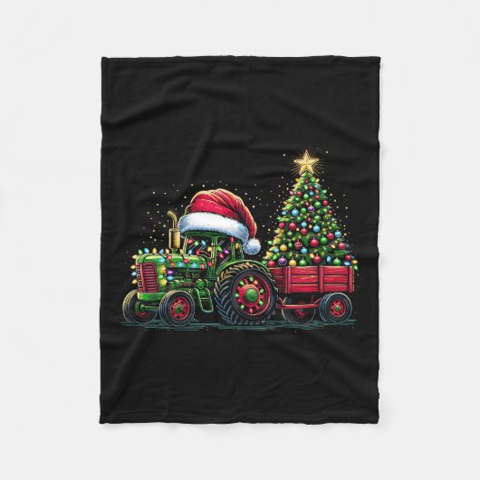 Kinder Weihnachtsmann Weihnachtsmann Fleecedecke (Vorderseite)