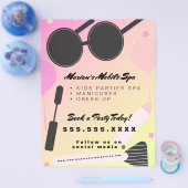 Kinder Wellness-Center Bus Party Vermietung Ausfah Flyer (Einzeln)