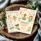 Kinder Wellness-Center Party Geburtstag Einladung