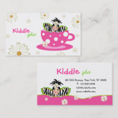 Kinder Wellness-Center Tee für zwei Tage Niedlich  Visitenkarte (Vorne/Hinten)