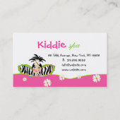 Kinder Wellness-Center Tee für zwei Tage Niedlich  Visitenkarte (Rückseite)