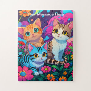 Kinder Welpen und Kitten Garden Adventure Puzzle