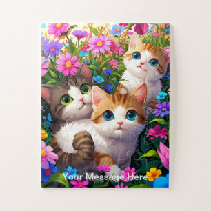 Kinder Welpen und Kitten Garden Adventure Puzzle