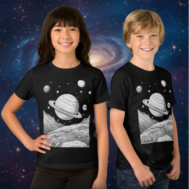 Kinder Weltraumabenteuer-T - Shirt (Von Creator hochgeladen)