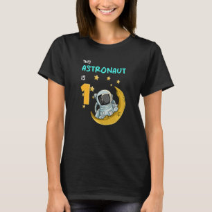 Kinder Weltraumgalaxie Astronaut Universum Planete T-Shirt