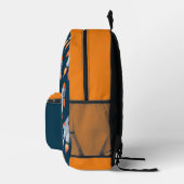 Kinder Weltraumrakete Mit Monogramm Bedruckter Rucksack (Rechts)