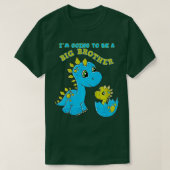 Kinder werden ein großer Bruder Dinosaurier T-Shirt (Design vorne)