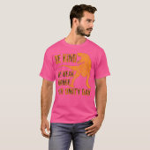 Kinder werden freundlich wir tragen Orange Unity D T-Shirt (Vorne ganz)