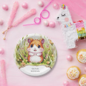 Kinder Whimsisches Hamster Geburtstag Pappteller (Party)