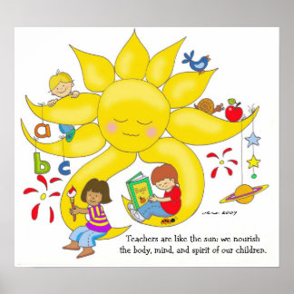 Kinder wichtig - Lehrerbetreuung durch Vera Tremba Poster