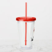 Kinder wie Vater-Feuerwehrmann Acryltrinkbecher (Rechts)