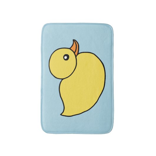 Kinder Yellow Baby Duckie Duckie Bad Badewanne Mat Badematte (Vorderseite Vertikal)
