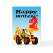 Kinder Yellow Digger 2. Geburtstag