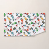 Kinder zählen Autos Badhandtuch Set (Handtuch)