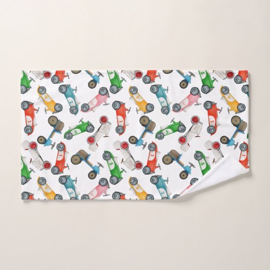 Kinder zählen Autos Badhandtuch Set (Handtuch)