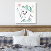 Kinder Zahnklinik Kunst Leinwanddruck (Insitu (Schlafzimmer))