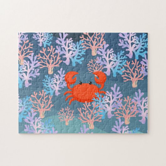 Kinder Zauberkrabbe unter der Regenbogenhaube Puzzle (Horizontal)